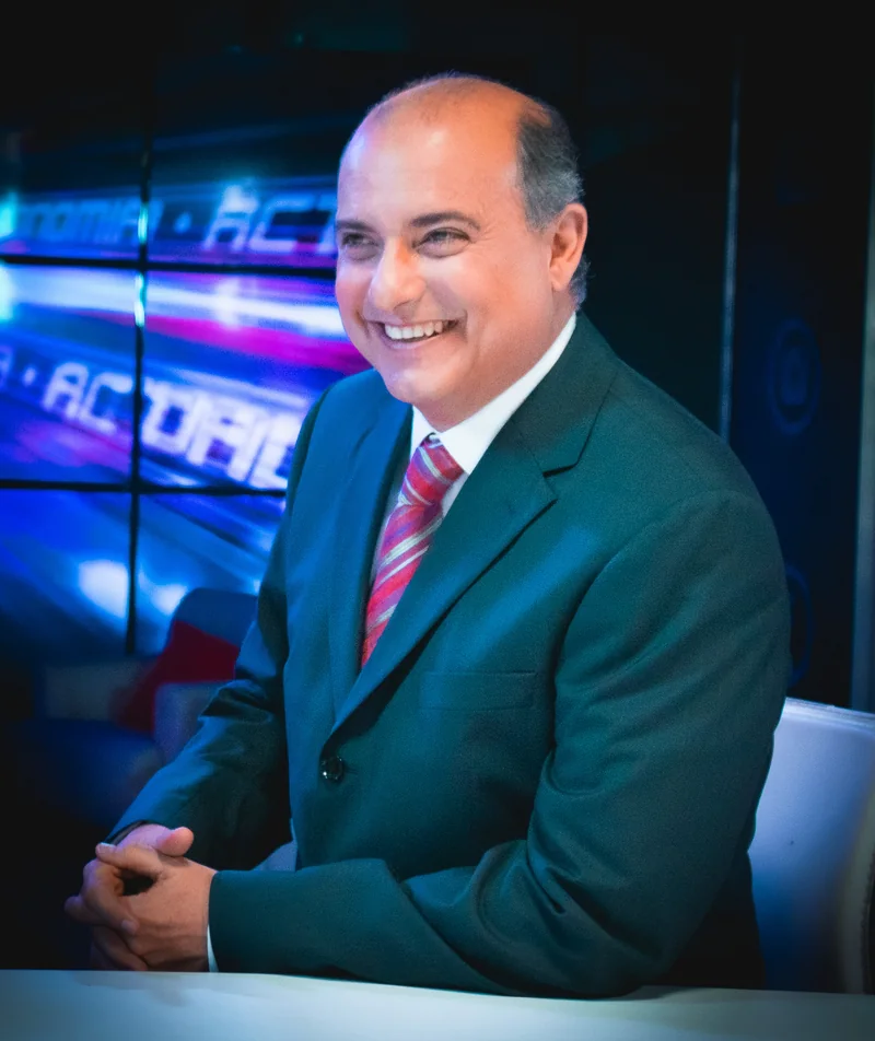 H.E.H. Consulting representative providing broadcast commentary